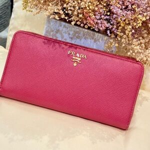 Prada Fuchsia Wallet